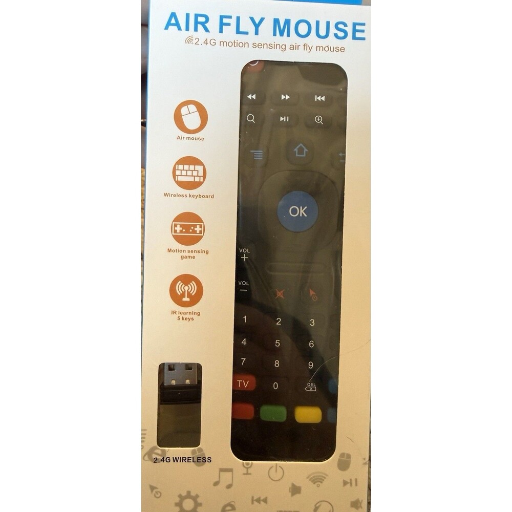New Air Fly Mouse 2.4G Wireless Keyboard  Remote Control Brand New